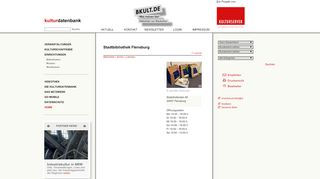 
                            13. Kulturportal - Stadtbibliothek Flensburg | Bibliothek / Archiv | Literatur ...