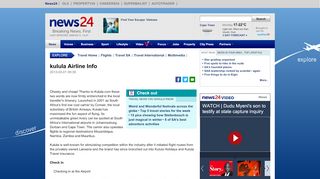
                            12. kulula Airline Info | News24