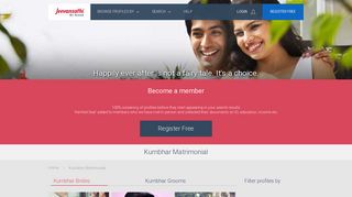 
                            12. Kumbhar Matrimonial - Kumbhar Marriage - Jeevansathi.com