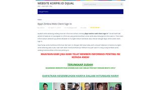 
                            6. Kumpulan Bppt Zimbra Web Client Sign In Terbaru 2019 | Website ...