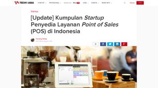 
                            12. Kumpulan startup layanan POS Indonesia - Tech in Asia Indonesia