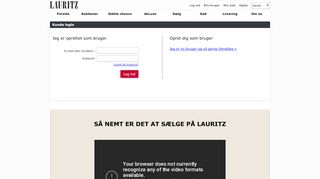 
                            1. Kunde login | Lauritz.com