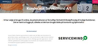 
                            11. Kundecase Servicemind A/S - Dynamics C5 hos Inventio.IT