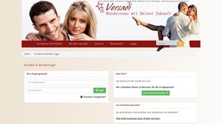 
                            1. Kunden & Berater-Login - Versadi