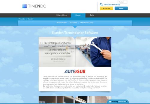 
                            10. Kunden der Online Terminplaner-Software | Timendo