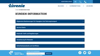 
                            12. Kunden-Informationen: Bedingungen, Tarife, Versicherung ... - Tirrenia