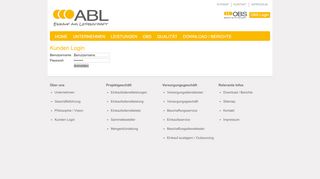 
                            1. Kunden Login - ABL Online