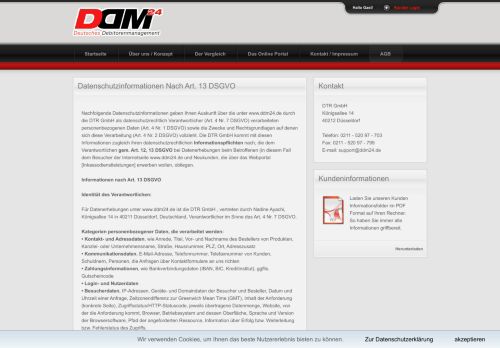 
                            3. Kunden Login - DDM24 - Deutsches Debitorenmanagement