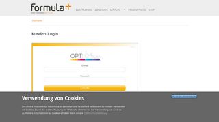 
                            4. Kunden-LogIn | Formula Plus ::: EMS-Training mit Plus