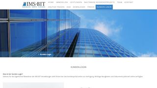 
                            13. Kunden-Login - IMS BIT Immobilien Treuhand GmbH Wehr ...