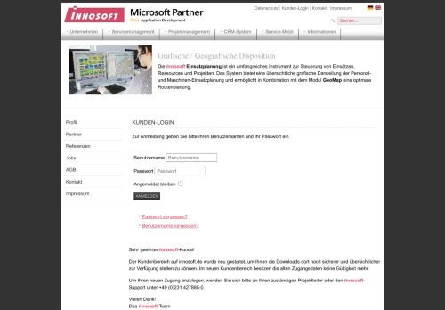 
                            3. Kunden-Login - Innosoft