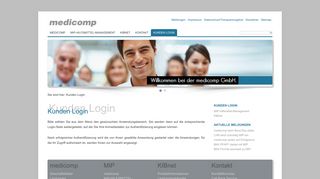 
                            2. Kunden Login | medicomp - medicomp GmbH