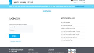 
                            1. Kunden-Login - Nielsen