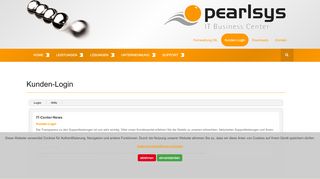 
                            9. Kunden-Login - Pearlsys