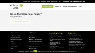 
                            1. Kunden-Login | prinux