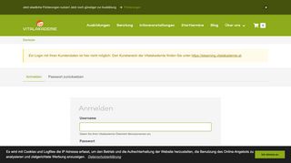 
                            1. Kunden-Login - Vitalakademie