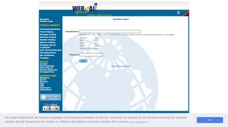 
                            1. Kunden-Login - Webspace4All