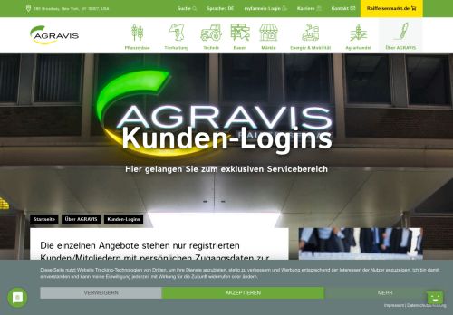
                            4. Kunden-Logins – AGRAVIS Raiffeisen AG