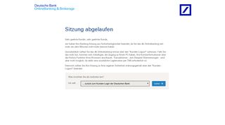 
                            10. Kunden-Logout - Deutsche Bank