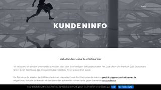 
                            2. KUNDEN - PREMIUM GOLD DEUTSCHLAND