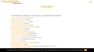 
                            4. Kunden Referenzen - Poolarserver