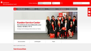 
                            11. Kunden-Service-Center | Sparkasse Berchtesgadener Land