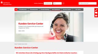 
                            12. Kunden-Service-Center - Sparkasse Neunkirchen