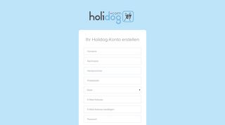 
                            3. Kundenanmeldung - Holidog.com