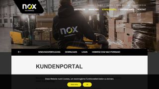 
                            2. Kundenbereich - nox NachtExpress