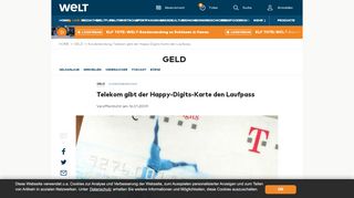 
                            12. Kundenbindung: Telekom gibt der Happy-Digits-Karte den Laufpass ...