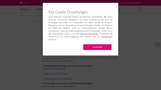 
                            10. Kundencenter Einstellungen ändern | Telekom Hilfe