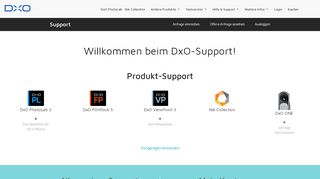 
                            5. Kundendienst - DxO Support!