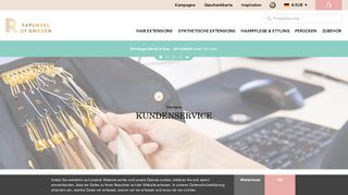 
                            2. Kundendienst & Service | Rapunzel of Sweden