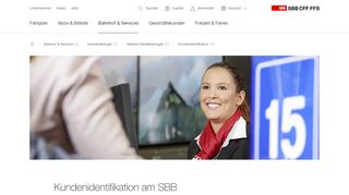 
                            4. Kundenidentifikation am SBB Bahnhof durchführen | SBB