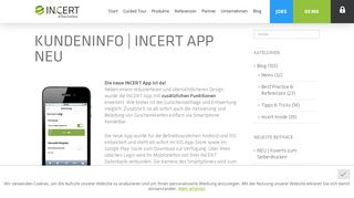 
                            7. Kundeninfo | INCERT App NEU | INCERT.at