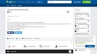 
                            9. Kundenkennwort Vodafone/Sparhandy - mydealz.de