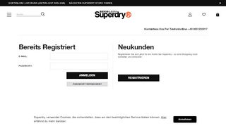 
                            2. Kundenkonto - Superdry