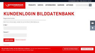 
                            2. Kundenlogin Bilddatenbank - Rothenberger