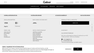 
                            1. Kundenlogin - Gabor