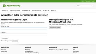 
                            5. Kundenlogin | Maschinenring - Maschinenring Shop