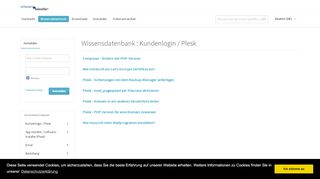 
                            6. Kundenlogin / Plesk - schwarzkünstler® support