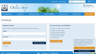 
                            1. Kundenlogin | THERME ERDING Online Shop