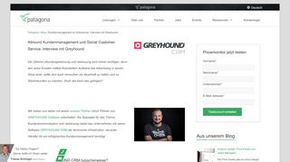 
                            12. Kundenmanagement im Onlineshop: Interview mit Greyhound ...
