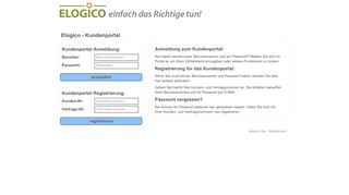 
                            8. Kundenportal - bei Elogico