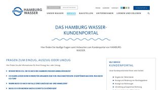 
                            7. Kundenportal FAQ - Hamburg Wasser