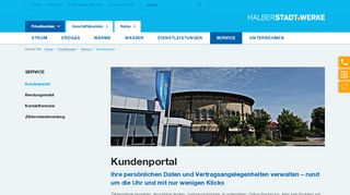 
                            1. Kundenportal - Halberstadtwerke