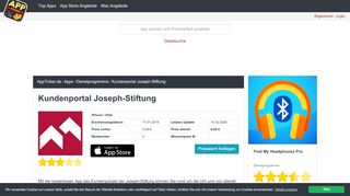 
                            10. Kundenportal Joseph-Stiftung - Infos, Details und Updates - AppTicker