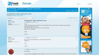 
                            7. Kundenportal Login funktioniert nicht - M-net Forum