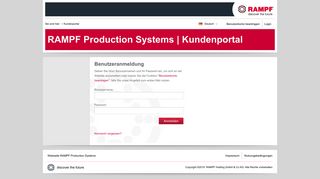 
                            6. Kundenportal RAMPF Production Systems » Kundenportal