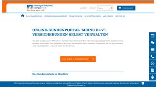 
                            12. Kundenportal R+V: Versicherungsverwaltung | VVB Maingau